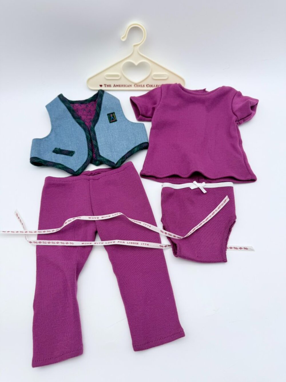 Pleasant Company American Girl 1995 Girl of Today Raspberry Pink Outfit